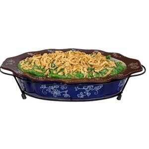 1½ Quart Temptations Casserole Ovenware Bakeware Cookware Baking Dish WIRE RACK